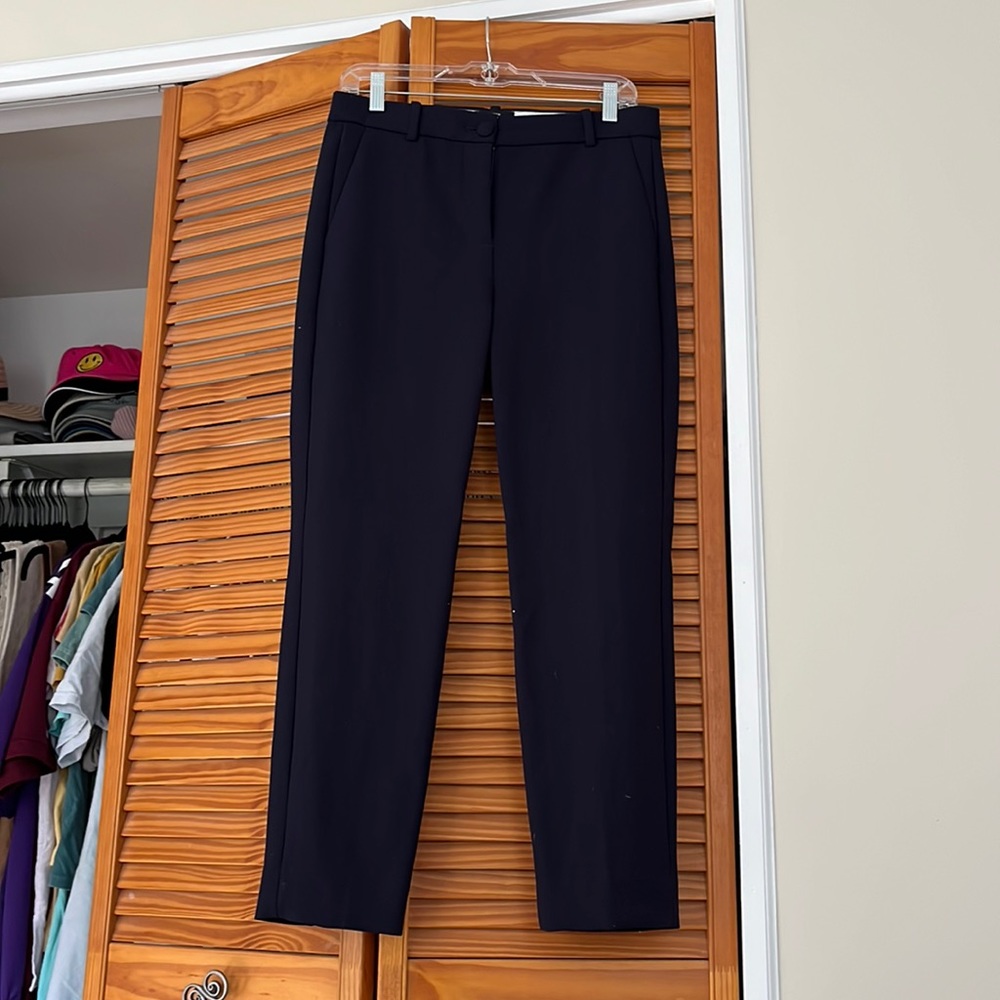 J. Crew high rise Cameron pant. Size 8. Navy blue.